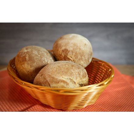 Vöröslencsés zsemle/hamburger zsemle 170g (5 darabos csomag)