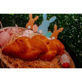 Gluténmentes, vegán kovászos sós kalács 400g